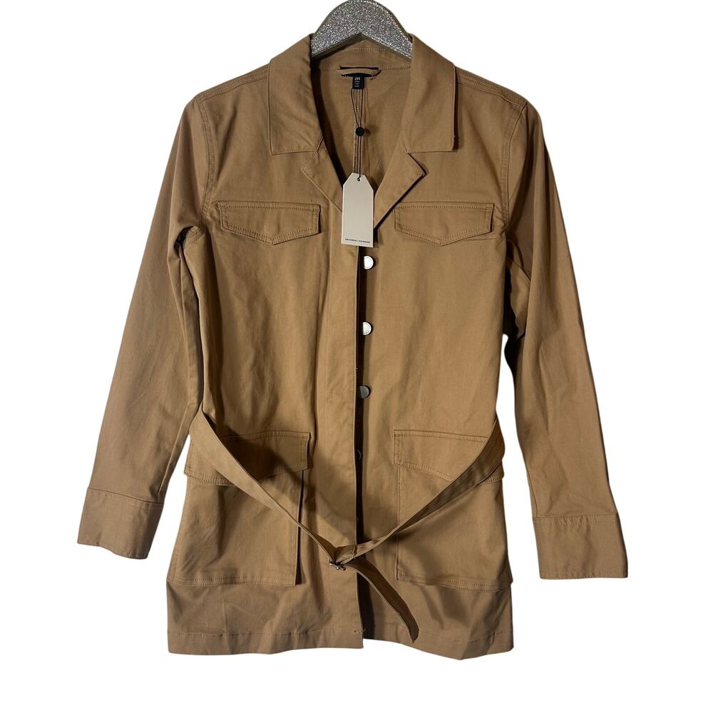 Universal Standard Belted Jacket Cinnamon Swirl Brown